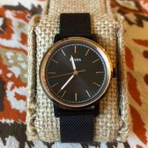 Women’s Fossil Watch ES4467 Neely Black